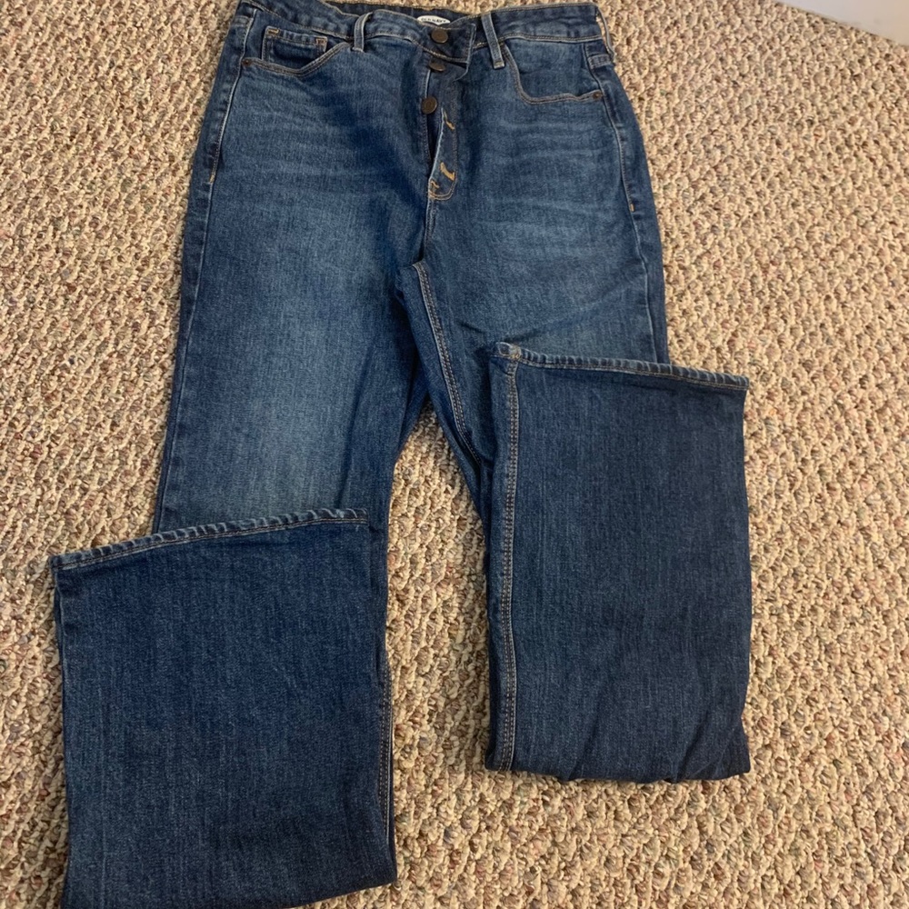 High waist flare jeans
